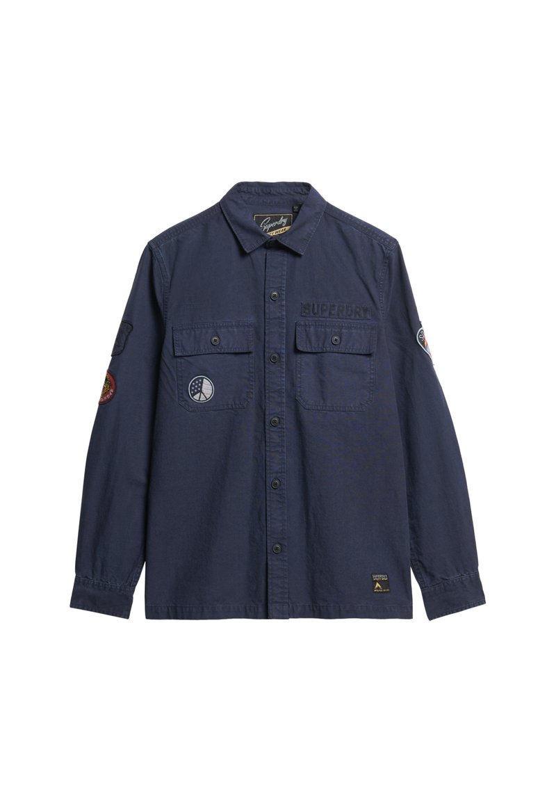 Superdry & Co Overhemd blauw Superdry & Co Overhemd blauw