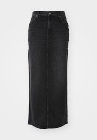 BACK SLIT MAXI - Jeansrock - dark age