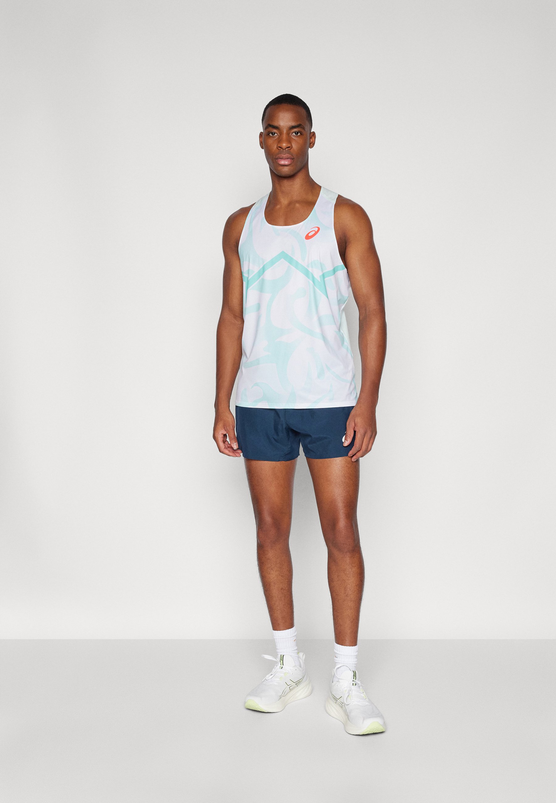 ASICS LIGHT SINGLET - Top - soothing sea/white - Zalando