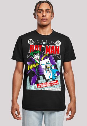 DC COMICS BATMAN JOKER PLAYING CARD COVER - Print T-shirt - black