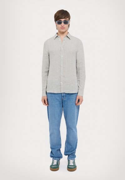 J.LINDEBERG SLIM MELANGE - Camisa - oil green