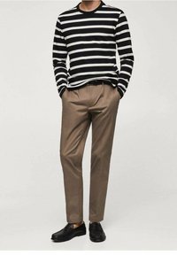 Mango Langarmshirt - black