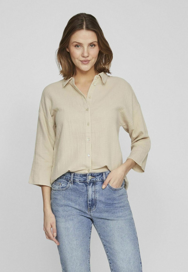 VILA Blusa - feather gray