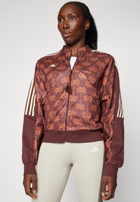 adidas Sportswear ADIDAS FARM RIO TIRO TRACK - Mikina na zip - hazy copper/fox red/mystery brown