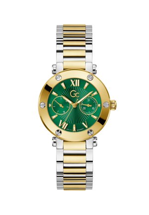 Gc Aura - Karóra - silver coloured yellow gold-coloured