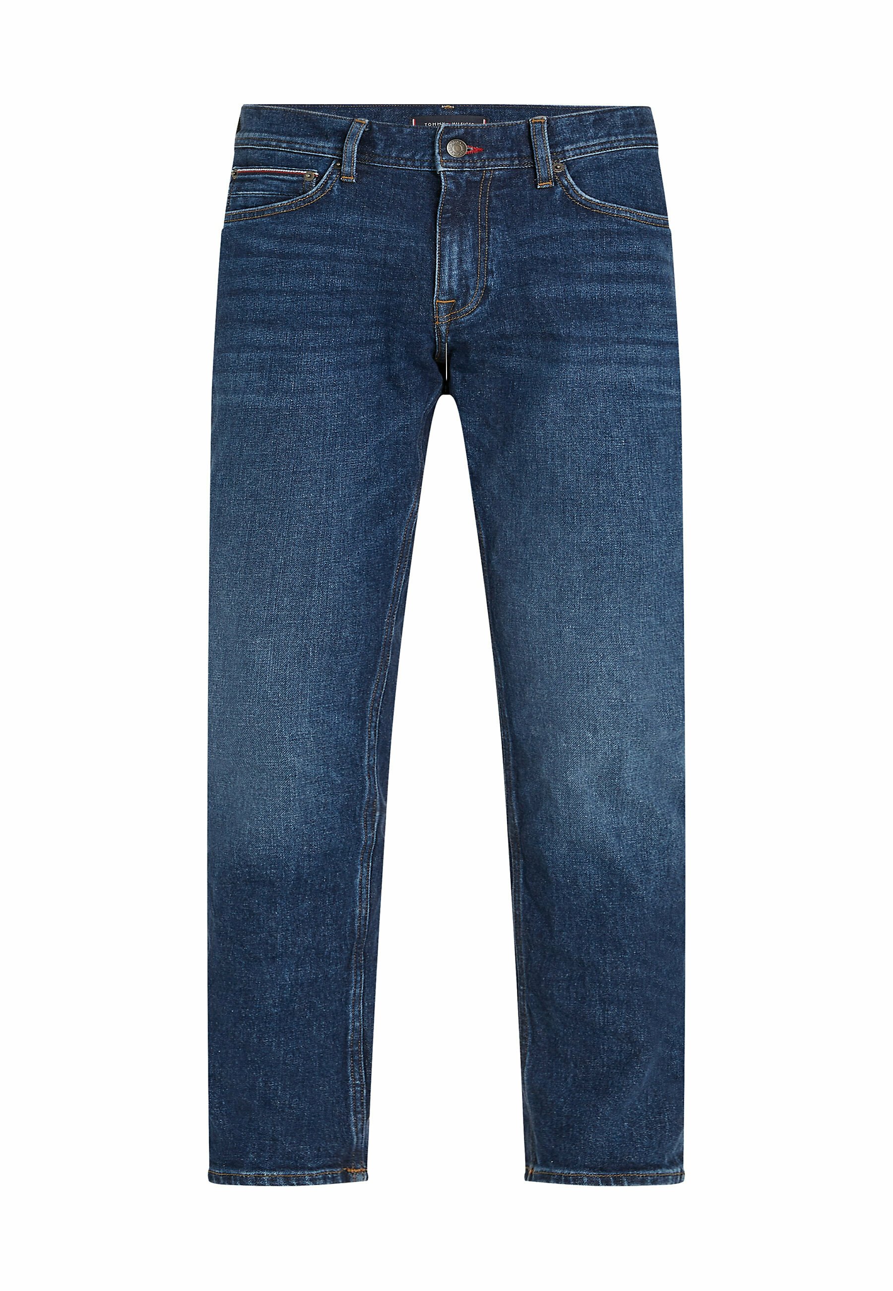 【THEAIRTOWN】 potato fringe denim pt Tommy Hilfiger - Jeansy Straight Leg/ciemnoniebieski