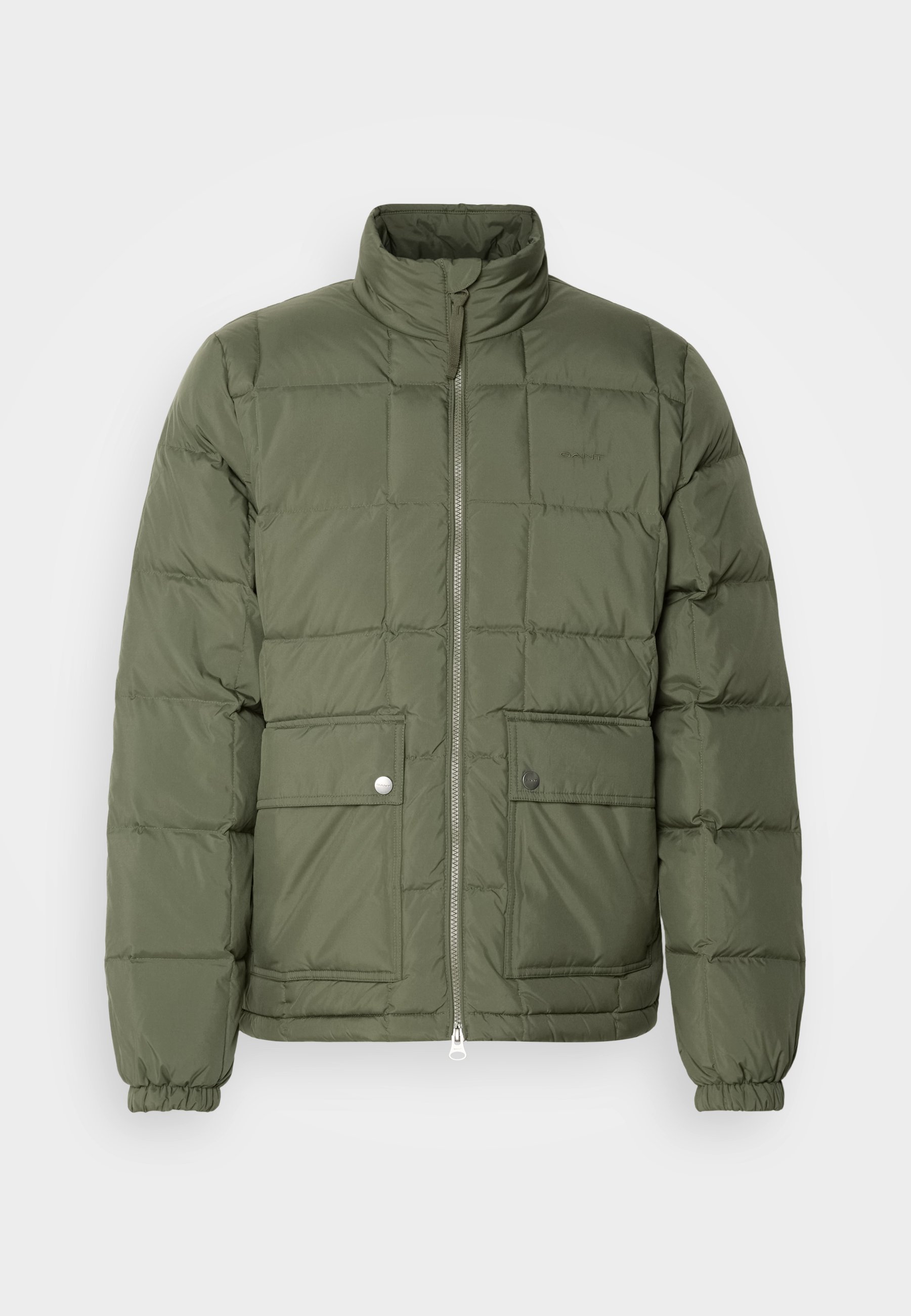 GANT JACKET - Bunda z prachového peří - dark earthy green
