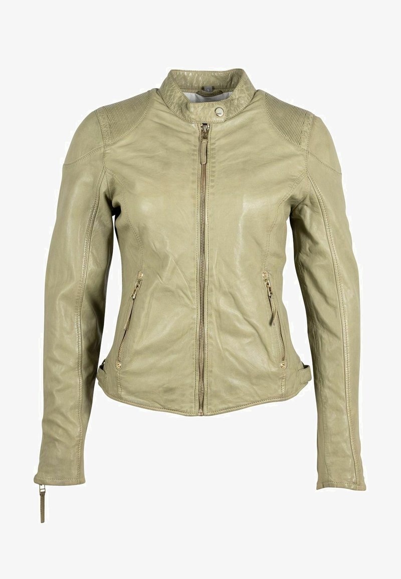 Amazon Gipsy Lederjacke Damen GrΓΒΌn Gipsy By Mauritius Damen