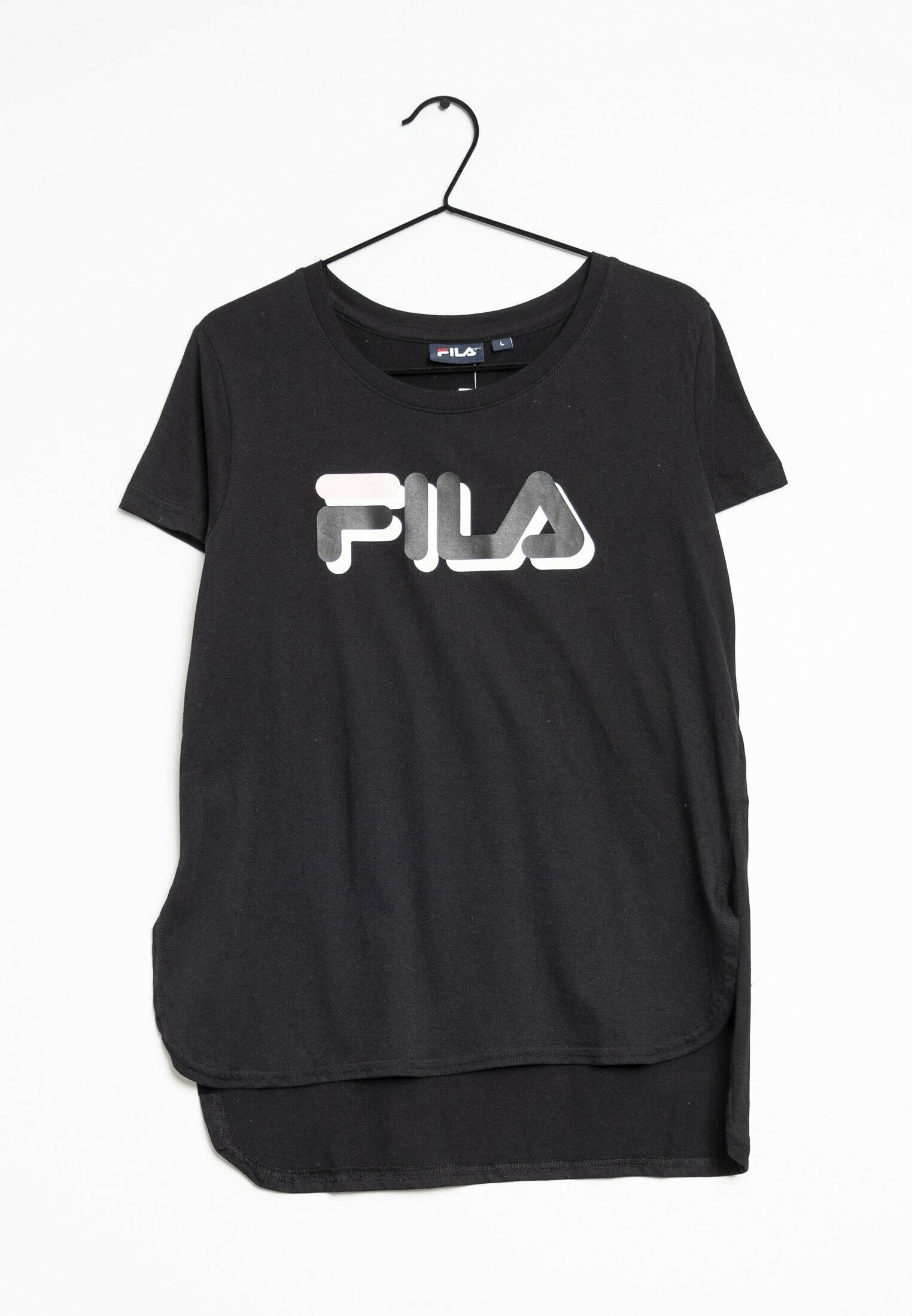 Fila Print T-shirt black (Pre-owned)