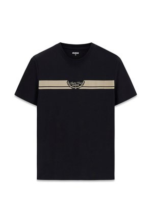 Guess, BEDRUCKTES LOGO-T-SHIRT - T-shirt imprimé - schwarz