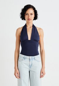 Weekday - DEEP HALTERNECK  - Top - dark blue Miniaturna slika 1