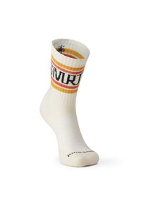 Calze Sportive Smartwool A Righe Retrò – Unisex, Lana Merino, Altezza Media (crew), Taglia Unica Adulto