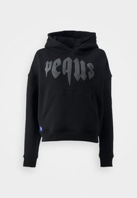 PEQUS Felpa con cappuccio - black