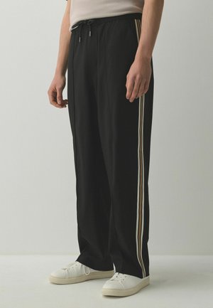 Next, REGULAR FIT - SIDE STRIPE SMART JOGGERS . - Jogginghose - black