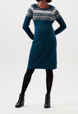 Strickkleid - blue