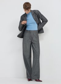 Calliope PALAZZO SPINATO - Pantaloni - var ultrablack
