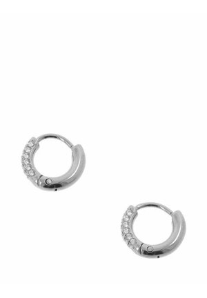 CON STRASS MINI - Orecchini - silver-coloured