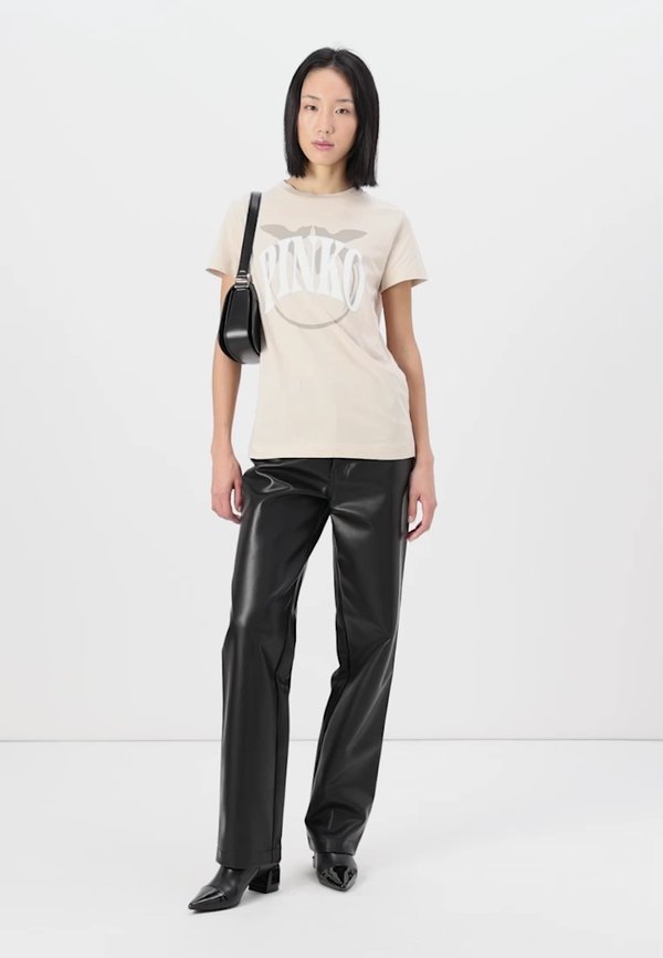 START OLD STAMPA LOGO - Print T-shirt - beige4