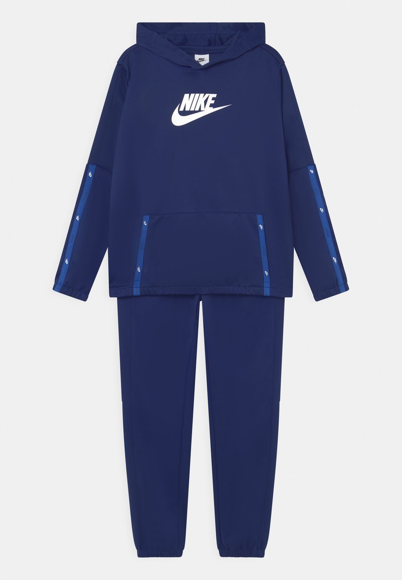 Nike Sportswear TRACKSUIT HOOK SET UNISEX Tracksuit blue void/white/blue Zalando.ie