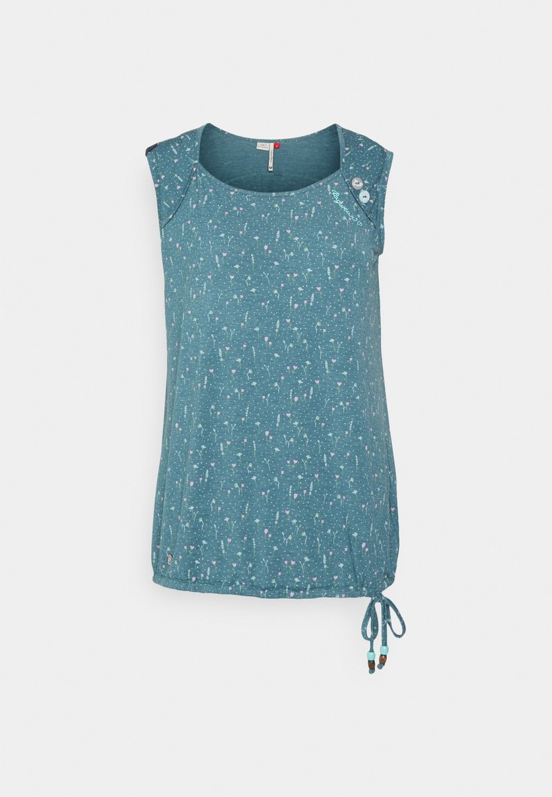 Ragwear T-shirt print donkergroen Ragwear T-shirt print donkergroen