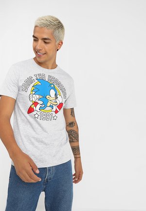 SONIC THE HEDGEHOG 1991 - Print T-shirt - grey melange