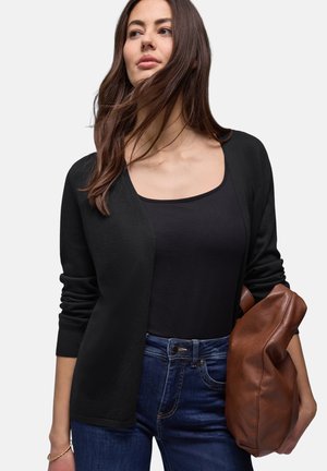 Strickjacke - schwarz