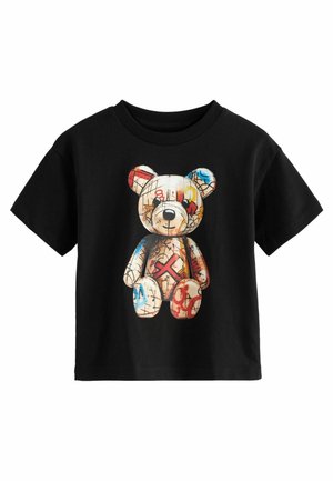 SHORT SLEEVE CHARACTER - Tričko s potlačou - black bear