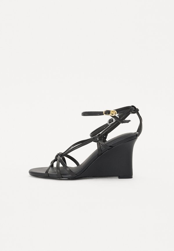 KNOTS WEDGE SANDAL - Wedge sandals