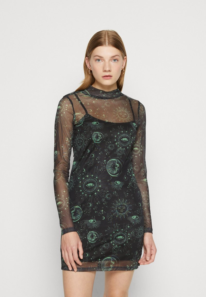 Noisy May NMCARRIE HIGHNECK DRESS - Φόρεμα ημέρας - black