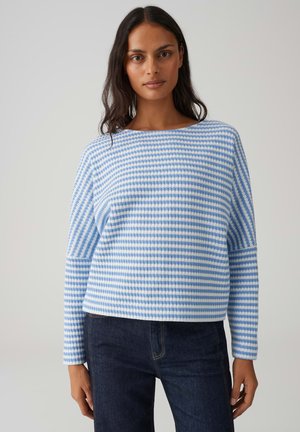 REGULAR STRIPED  - Pullover - water blue