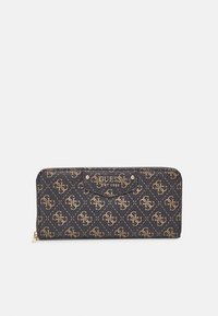 Guess BRENTON ZIP AROUND - Wallet - brown