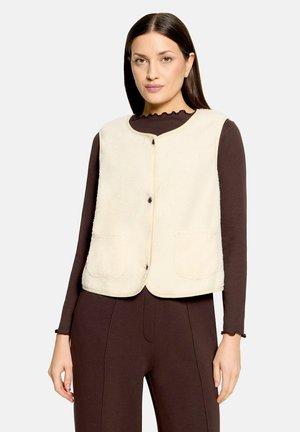 Cartoon, CARTOON MIT AUFGESETZTEN TASCHEN SWEATJACKE - Weste - white swan