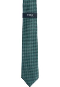 WILLEN UNI BI-COLOR - Krawatte - dunkelmint