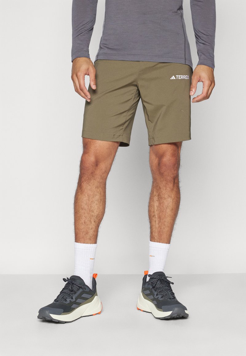 Adidas Terrex XPERIOR - Outdoor shorts - olive strata/olive - Zalando.co.uk