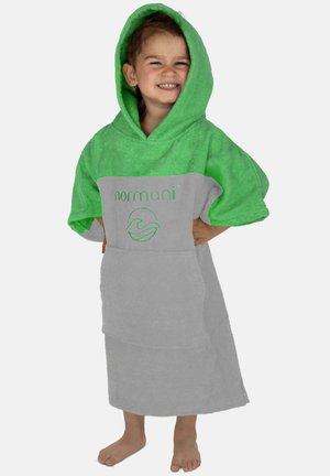 Normani PONCHO 2-5 JAHRE - Bademantel - grün