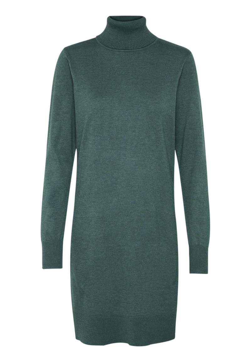 slim fit dress slacks Dark Green Bell Sleeve Rib Sweater