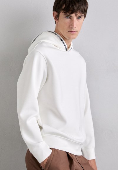 Emporio Armani FELPA - Hanorac - bianco caldo