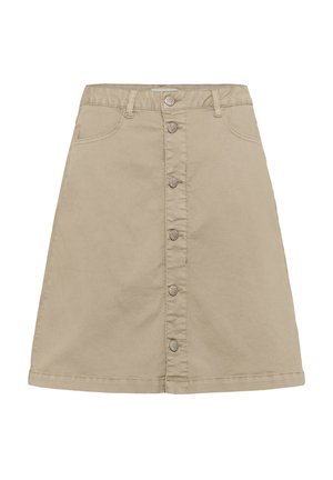 Cream ALMA  - A-line skirt - feather gray