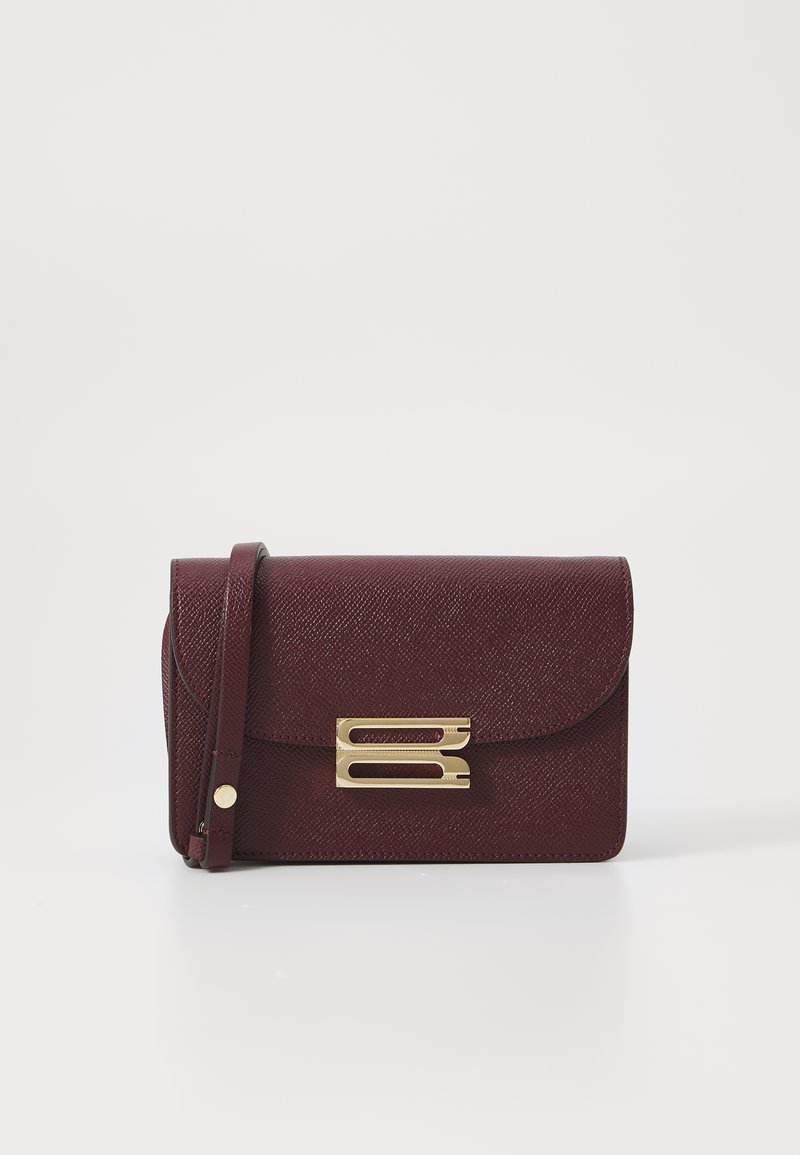 Victoria Beckham BBUCKLE NANO - Sac bandoulière - burgundy