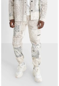Sixth June BANDANA PATCHWORK PANTS - Cargobroek - beige