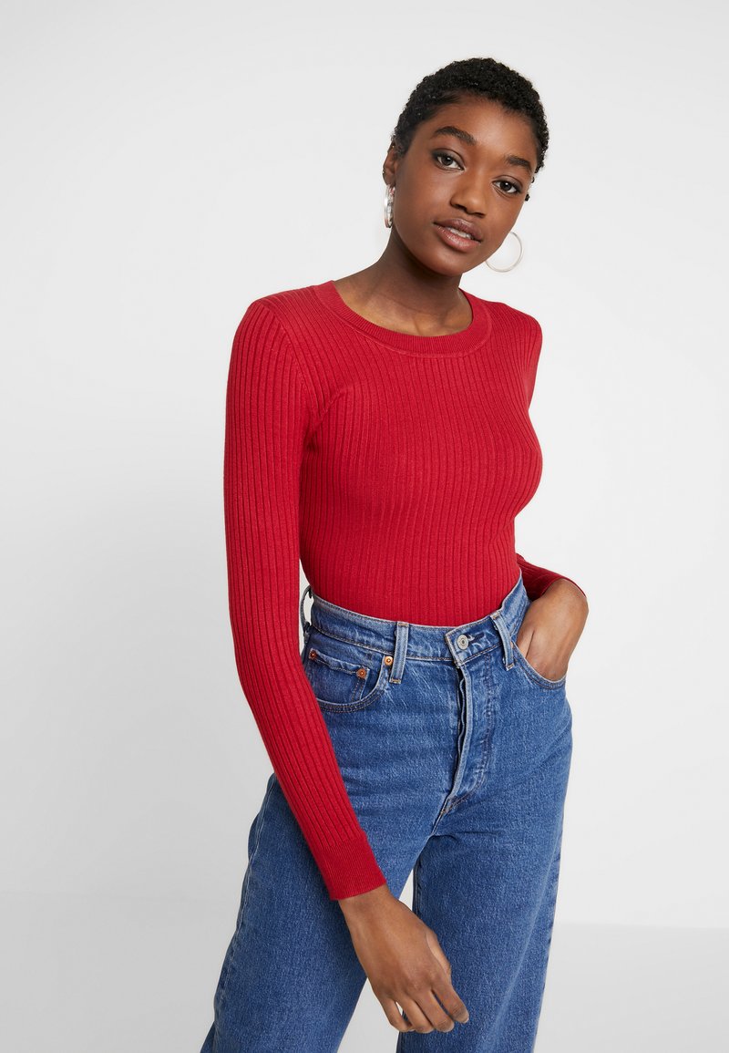 Even&Odd Camisola - dark red