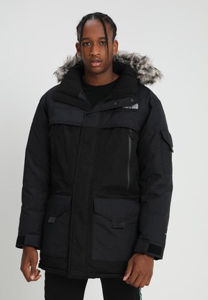 MC MURDO - Płaszcz puchowy - black/high rise grey