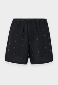 MARC EMBROIDERED  - Shorts - black
