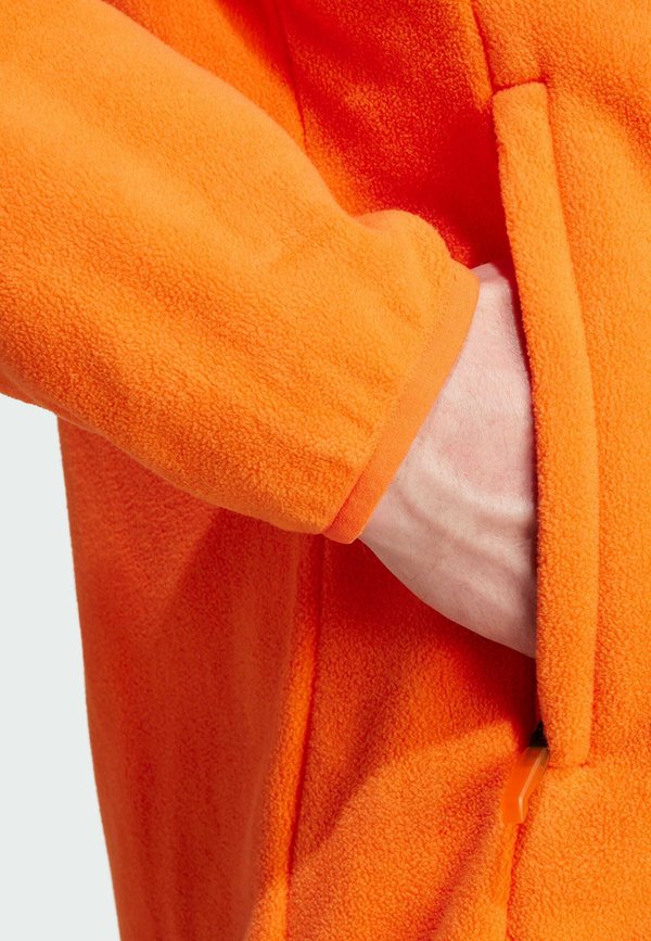 MULTI FULL-ZIP FLEECE - Fleece jacket - semi impact orange   charcoal3