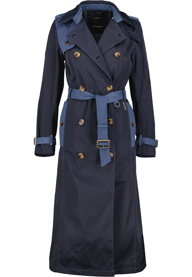 Didriksons Trenchcoat blauw