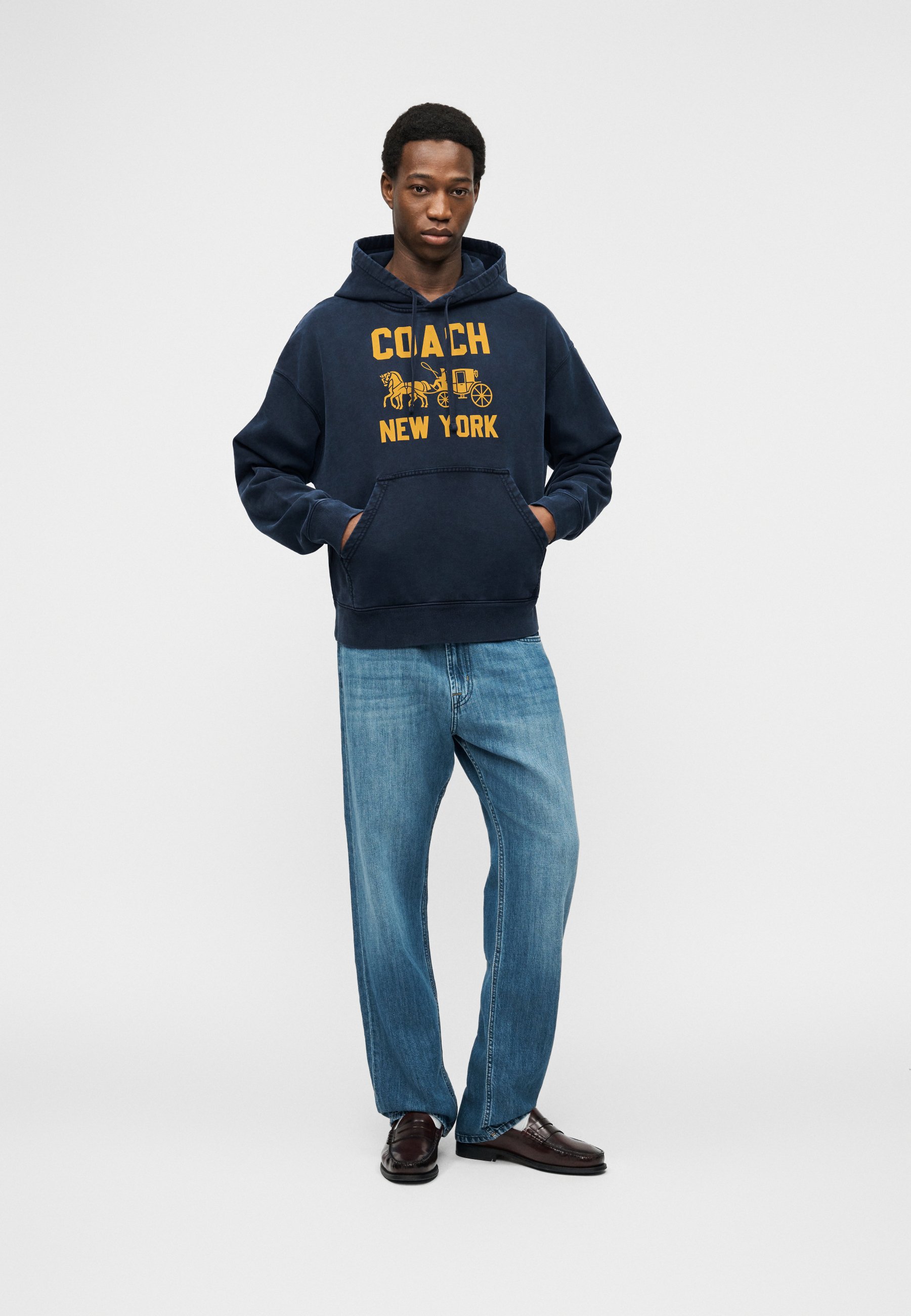 COACH HORSE AND CARRIAGE - Hoodie - navy blue/dark blue - Zalando.ie