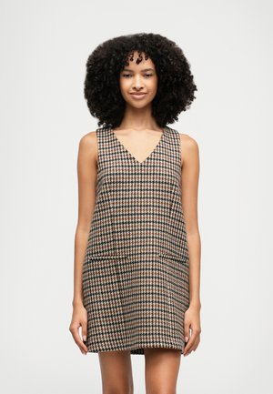 HERITAGE CHECK MINI DRESS - Rochie de zi - beige