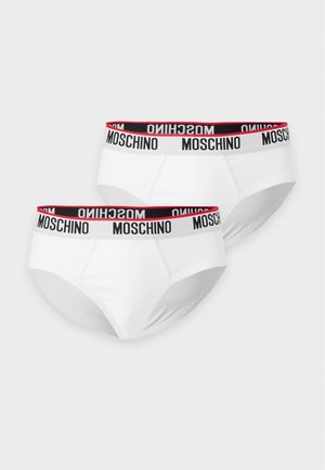 Moschino Underwear, CARRY OVER ESSENTIALS 2 PACK - Слипове - bianco