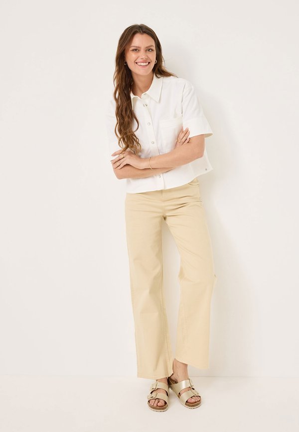 Pantolette flach - light gold