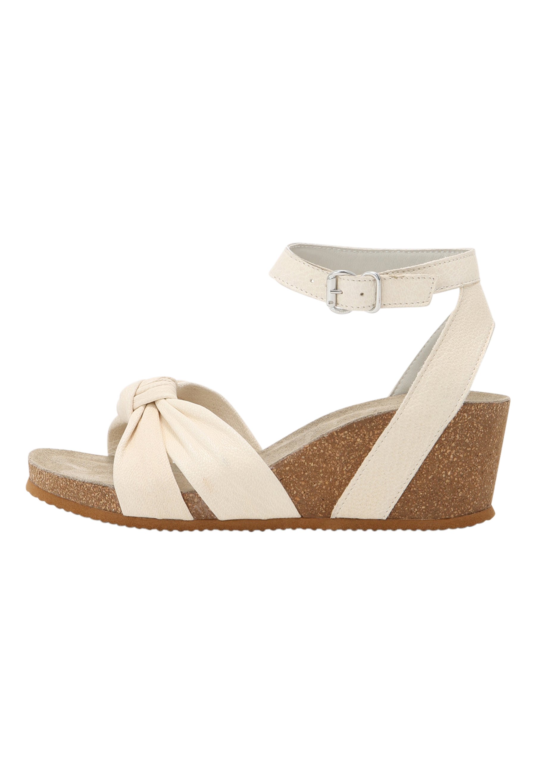 Bullboxer Sandalen met sleehak - off white/wit - Zalando.nl